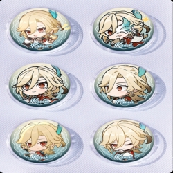 Genshin Impact Anime peripheral pill bar badge 25mm a set of 6 price for 5 sets 