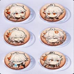Genshin Impact Anime peripheral pill bar badge 25mm a set of 6 price for 5 sets 