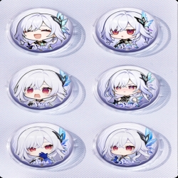 Genshin Impact Anime peripheral pill bar badge 25mm a set of 6 price for 5 sets 