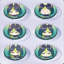 Genshin Impact Anime peripheral pill bar badge 25mm a set of 6 price for 5 sets 
