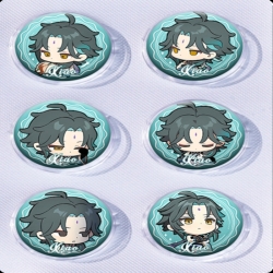 Genshin Impact Anime peripheral pill bar badge 25mm a set of 6 price for 5 sets 