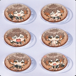 Genshin Impact Anime peripheral pill bar badge 25mm a set of 6 price for 5 sets 