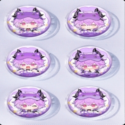 Genshin Impact Anime peripheral pill bar badge 25mm a set of 6 price for 5 sets