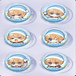 Genshin Impact Anime peripheral pill bar badge 25mm a set of 6 price for 5 sets