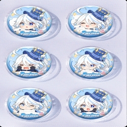 Genshin Impact Anime peripheral pill bar badge 25mm a set of 6 price for 5 sets