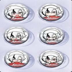 Genshin Impact Anime peripheral pill bar badge 25mm a set of 6 price for 5 sets