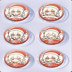 Genshin Impact Anime peripheral pill bar badge 25mm a set of 6 price for 5 sets
