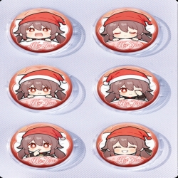 Genshin Impact Anime peripheral pill bar badge 25mm a set of 6 price for 5 sets