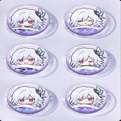 Genshin Impact Anime peripheral pill bar badge 25mm a set of 6 price for 5 sets