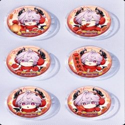 Genshin Impact Anime peripheral pill bar badge 25mm a set of 6 price for 5 sets