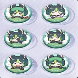 Genshin Impact Anime peripheral pill bar badge 25mm a set of 6 price for 5 sets