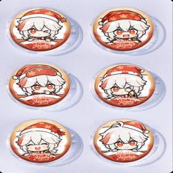Genshin Impact Anime peripheral pill bar badge 25mm a set of 6 price for 5 sets