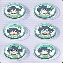 Genshin Impact Anime peripheral pill bar badge 25mm a set of 6 price for 5 sets