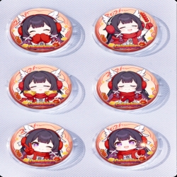 Genshin Impact Anime peripheral pill bar badge 25mm a set of 6 price for 5 sets