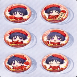 Genshin Impact Anime peripheral pill bar badge 25mm a set of 6 price for 5 sets