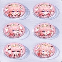 Genshin Impact Anime peripheral pill bar badge 25mm a set of 6 price for 5 sets