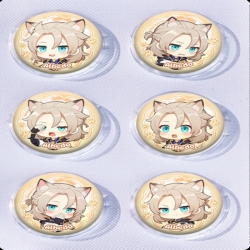 Genshin Impact Anime peripheral pill bar badge 25mm a set of 6 price for 5 sets