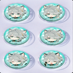 Genshin Impact Anime peripheral pill bar badge 25mm a set of 6 price for 5 sets