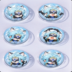 Genshin Impact Anime peripheral pill bar badge 25mm a set of 6 price for 5 sets