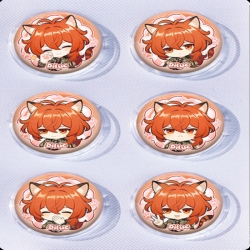 Genshin Impact Anime peripheral pill bar badge 25mm a set of 6 price for 5 sets