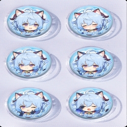 Genshin Impact Anime peripheral pill bar badge 25mm a set of 6 price for 5 sets