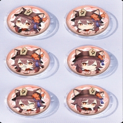 Genshin Impact Anime peripheral pill bar badge 25mm a set of 6 price for 5 sets