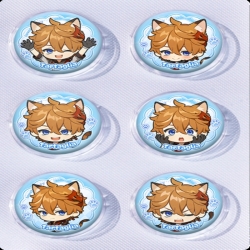 Genshin Impact Anime peripheral pill bar badge 25mm a set of 6 price for 5 sets