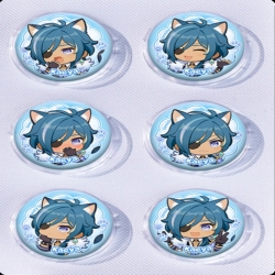 Genshin Impact Anime peripheral pill bar badge 25mm a set of 6 price for 5 sets