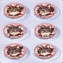 Genshin Impact Anime peripheral pill bar badge 25mm a set of 6 price for 5 sets