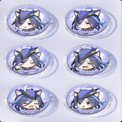 Genshin Impact Anime peripheral pill bar badge 25mm a set of 6 price for 5 sets