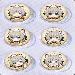 Genshin Impact Anime peripheral pill bar badge 25mm a set of 6 price for 5 sets