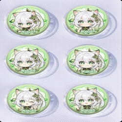 Genshin Impact Anime peripheral pill bar badge 25mm a set of 6 price for 5 sets