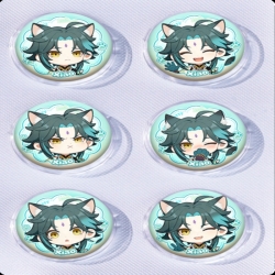 Genshin Impact Anime peripheral pill bar badge 25mm a set of 6 price for 5 sets