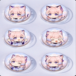 Genshin Impact Anime peripheral pill bar badge 25mm a set of 6 price for 5 sets