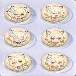 Genshin Impact Anime peripheral pill bar badge 25mm a set of 6 price for 5 sets