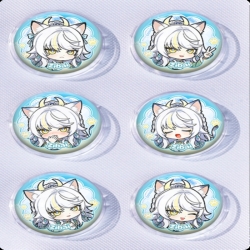 Genshin Impact Anime peripheral pill bar badge 25mm a set of 6 price for 5 sets