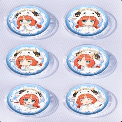 Genshin Impact Anime peripheral pill bar badge 25mm a set of 6 price for 5 sets