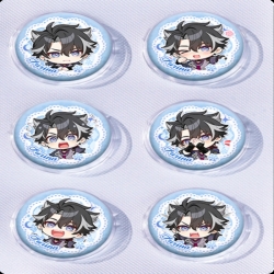 Genshin Impact Anime peripheral pill bar badge 25mm a set of 6 price for 5 sets