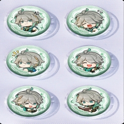 Genshin Impact Anime peripheral pill bar badge 25mm a set of 6 price for 5 sets