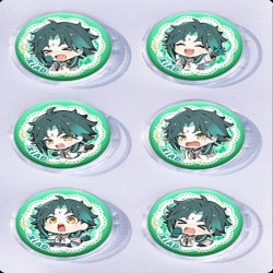 Genshin Impact Anime peripheral pill bar badge 25mm a set of 6 price for 5 sets