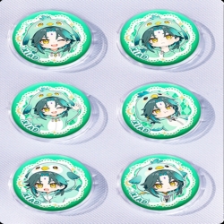 Genshin Impact Anime peripheral pill bar badge 25mm a set of 6 price for 5 sets