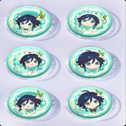 Genshin Impact Anime peripheral pill bar badge 25mm a set of 6 price for 5 sets