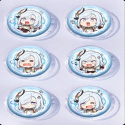 Genshin Impact Anime peripheral pill bar badge 25mm a set of 6 price for 5 sets