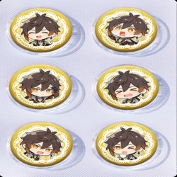 Genshin Impact Anime peripheral pill bar badge 25mm a set of 6 price for 5 sets