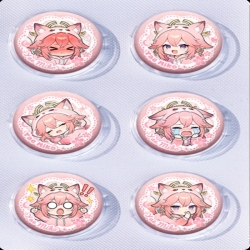 Genshin Impact Anime peripheral pill bar badge 25mm a set of 6 price for 5 sets