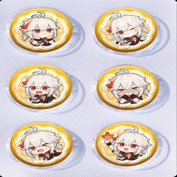 Genshin Impact Anime peripheral pill bar badge 25mm a set of 6 price for 5 sets