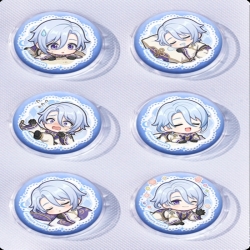 Genshin Impact Anime peripheral pill bar badge 25mm a set of 6 price for 5 sets