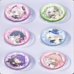 Genshin Impact Anime peripheral pill bar badge 25mm a set of 6 price for 5 sets
