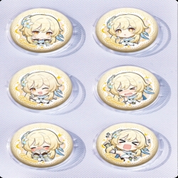 Genshin Impact Anime peripheral pill bar badge 25mm a set of 6 price for 5 sets