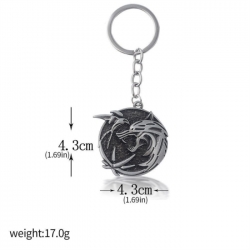 The Witcher 3: Wild Anime peripheral metal keychain bag hanging decoration OPP bag  price for 5 pcs